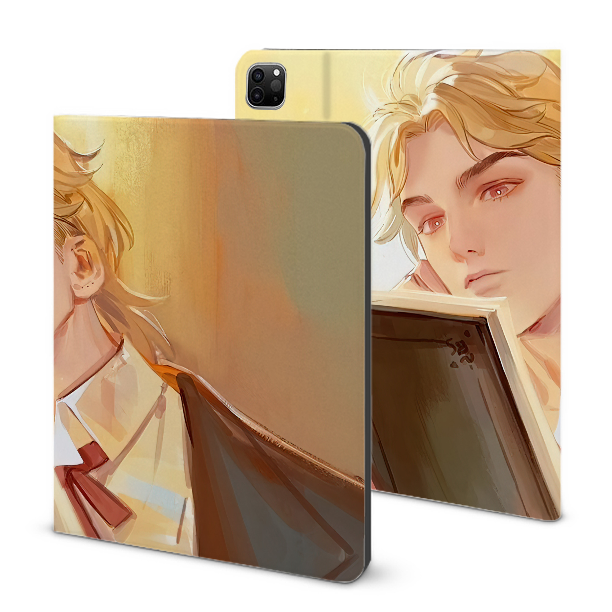 （画像用） ジョジョの奇妙な冒険 JoJo's Bizarre Adventure IPad ケース ブック型 PUレザー TPU 耐衝撃 軽量 薄型 ペン収納なし 全面保護 IPad 各モデル対応